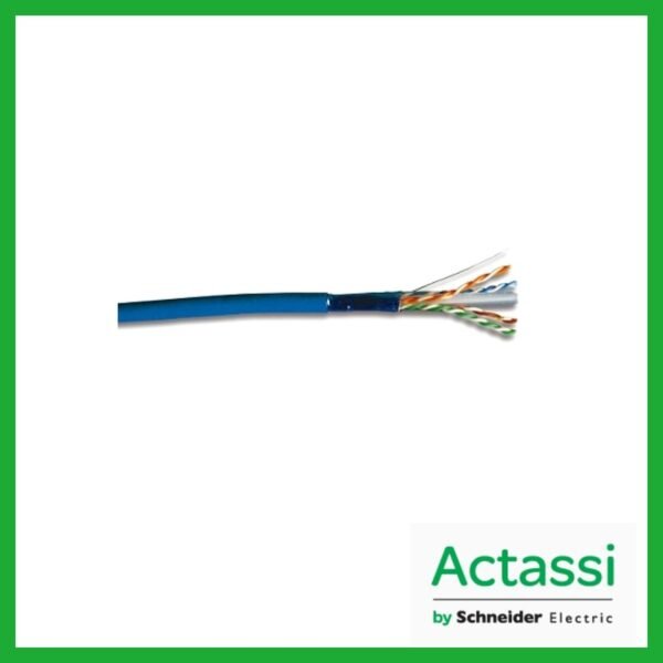 ACT4P6SCM3RBBU - ACTASSI SCHNEIDER - CABLE LAN F/UTP CAT 6 PVC CM 305M AZUL