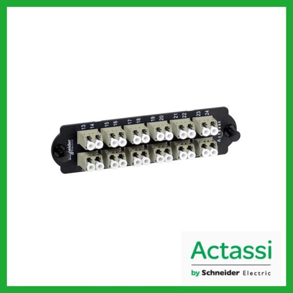 ACTFM1UF2LC12PM - ACTASSI SCHNEIDER - FRENTE HD PANEL BANDJ 12 ADAPTADORES LC DX MM