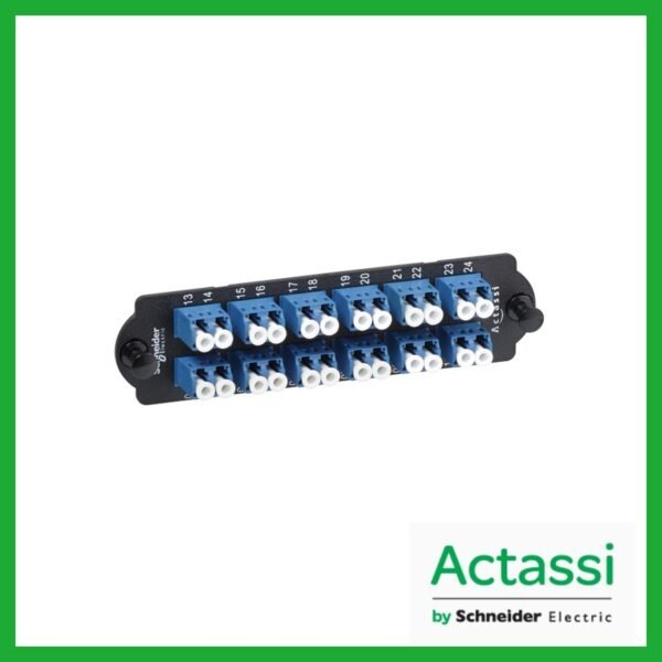 ACTFM1UF2LC12PS - ACTASSI SCHNEIDER - FRENTE HD PANEL BANDJ 12 ADAPTADORES LC DX SM