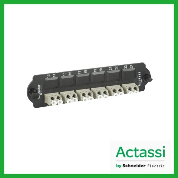 ACTFM1UF2LC6PMM - ACTASSI SCHNEIDER - FRENTE HD PANEL BANDJ 6 ADAPTADORES LC DX MM