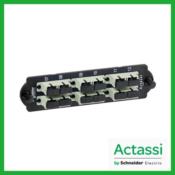 ACTFM1UF2SC6PMM - ACTASSI SCHNEIDER - FRENTE HD PANEL BANDJ 3 ADAPTADORES SC DX SM ACTFM1U