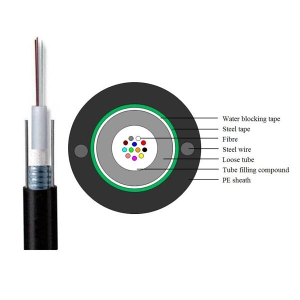 FIBER OPTIC CABLE 48 CORES SM C/ARMADURA METAL