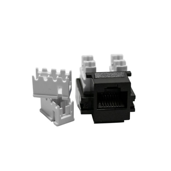 JACK RJ45 110 IDC,A/B, NEGRO