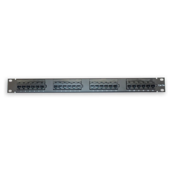 PATCH PANNEL 24PORTS CAT 5E P/ KRONE/110