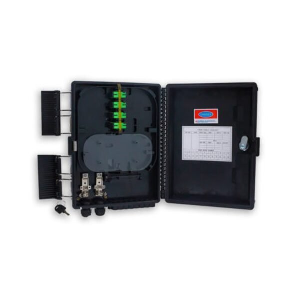 FDB CAJA EXTERIOR FTTH 2X16 + 1 SPLITTER 1X16 CONECT. SC/APC + ADAPT. SC/APC - NEGRA - Image 2