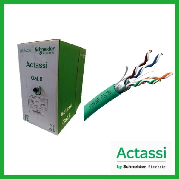 VDICD136218 - ACTASSI SCHNEIDER - CABLE LAN F / UTP 4P CAT6 EUROCLASS D 250MHZ LSZH - BOBINA DE 500M