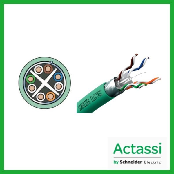 VDICD13X218 - ACTASSI SCHNEIDER - CABLE LAN F/UTP CAT 6A LSZH 500M VERDE