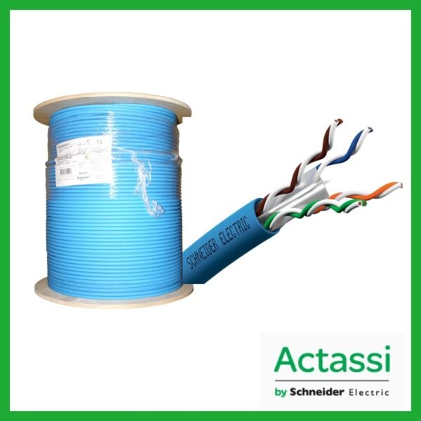 VDICD60X218 - ACTASSI SCHNEIDER - CABLE LAN UUTP 4P CAT6A LSZH 500M AZUL