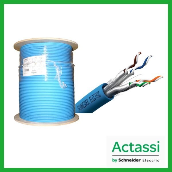 VDICD658218 - ACTASSI SCHNEIDER - CABLE LAN S/FTP 4P CAT7A 1G BOBINA DE 500M