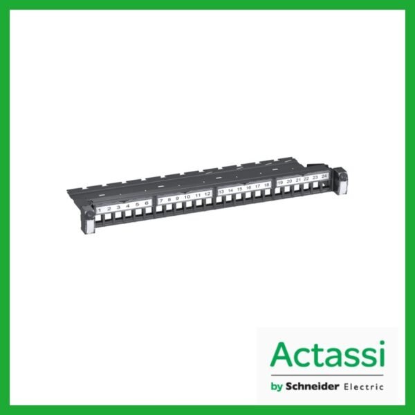 VDIG113241U - ACTASSI SCHNEIDER - PANEL 1U descargado24 RJ45 UTP KEYSTONE