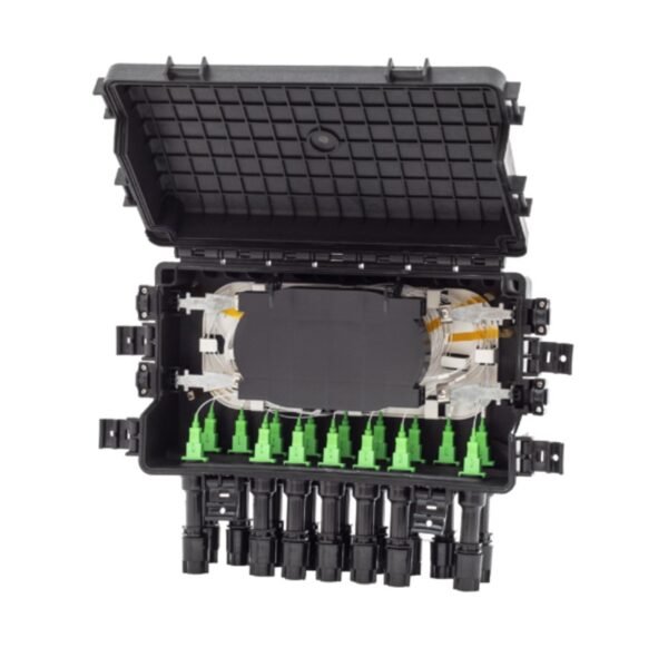 FDB CAJA EXTERIOR FTTH 4X16 COMPLETA EASY CONNECT HORIZONTAL SPLIT 1X16 - PRECONECTORIZADA - Image 2